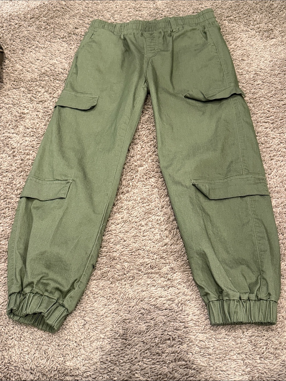 VIP Olive Green Women's Cargo Ankle Pants